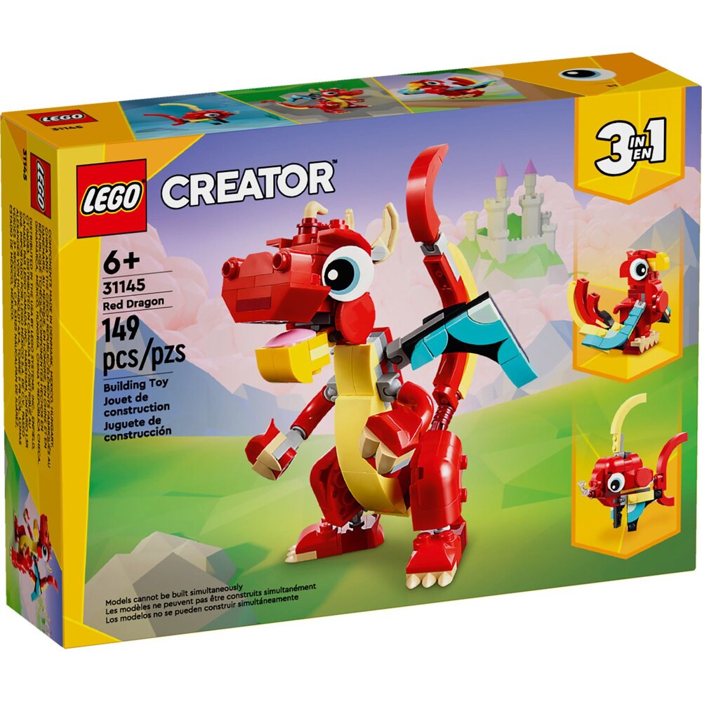 CREATOR 31145: 3-in-1 Red Dragon