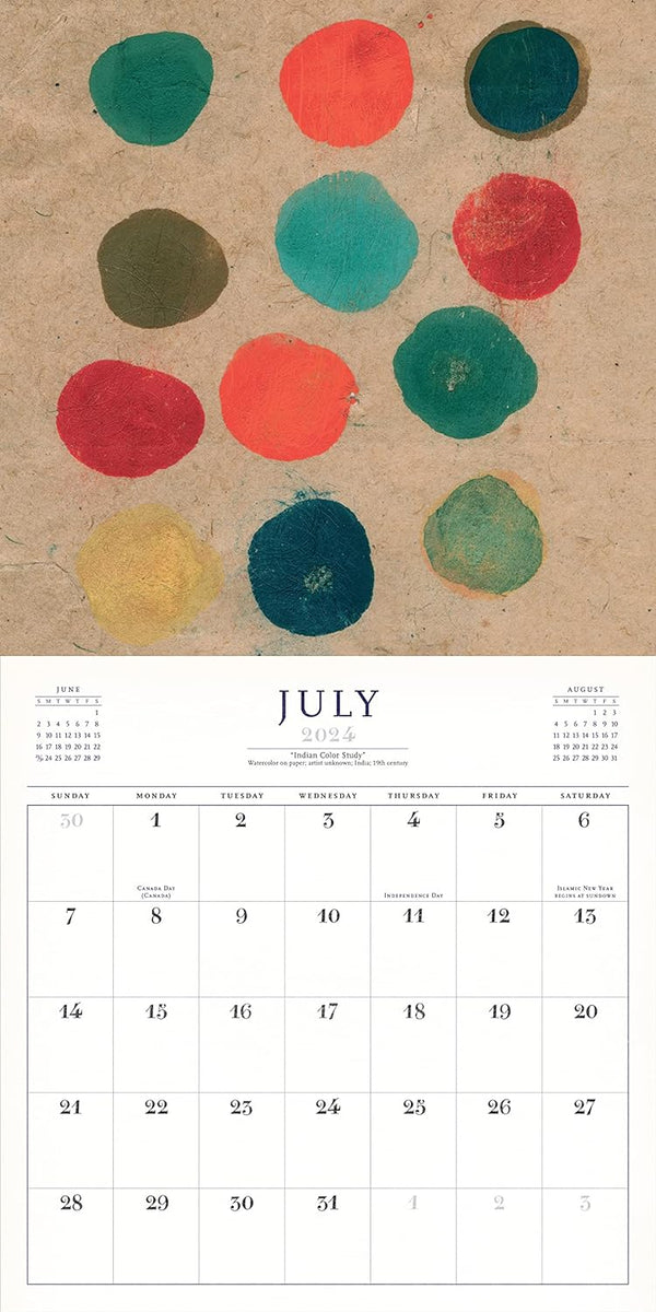 The World of John Derian Wall Calendar 2024 Color Studies West Side