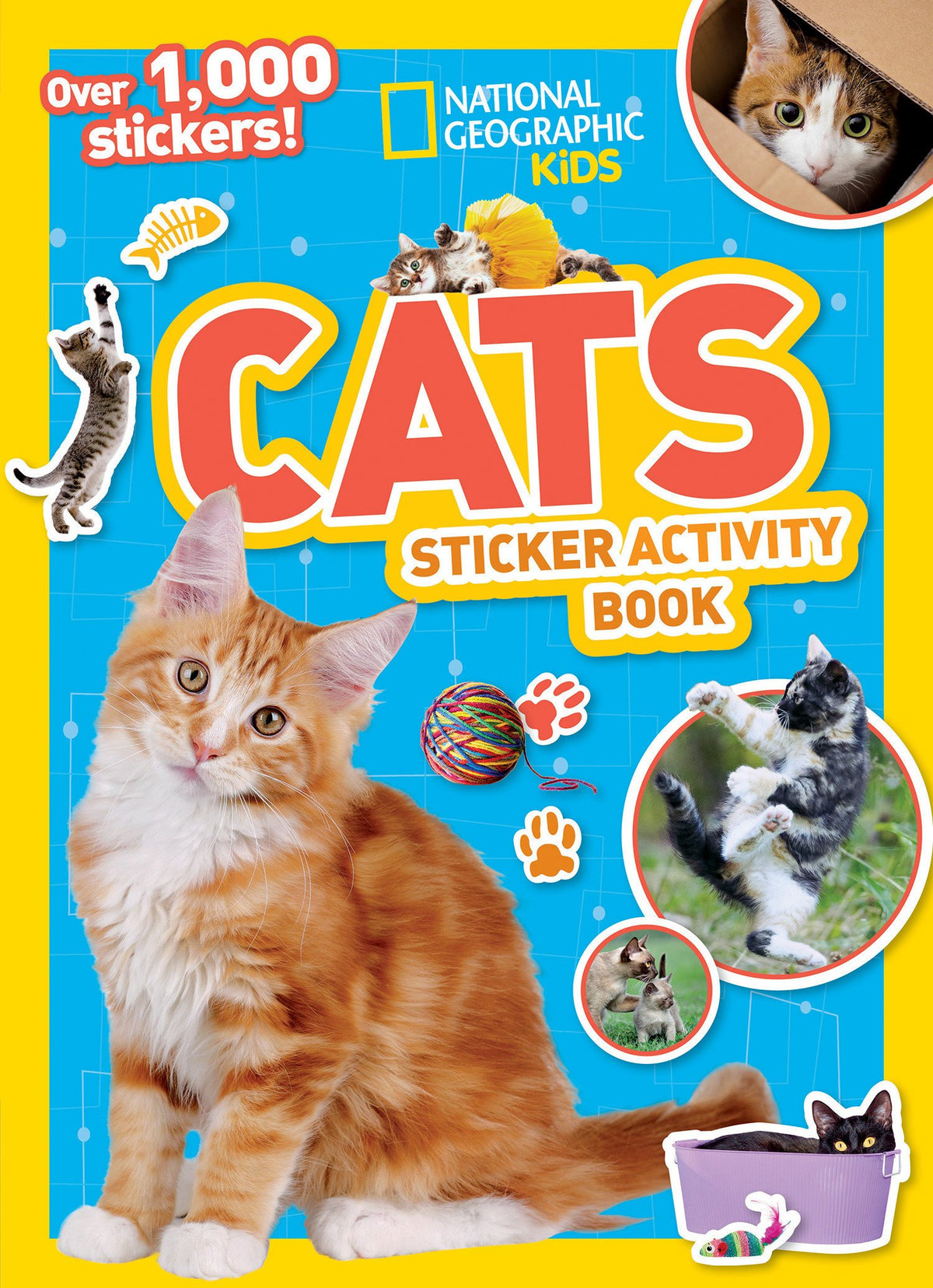 Nat Geo Kids Cats Sticker Activity Book