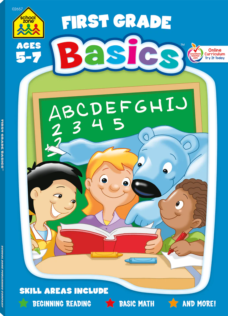 School Zone Basics Workbooks Preschool-First garde