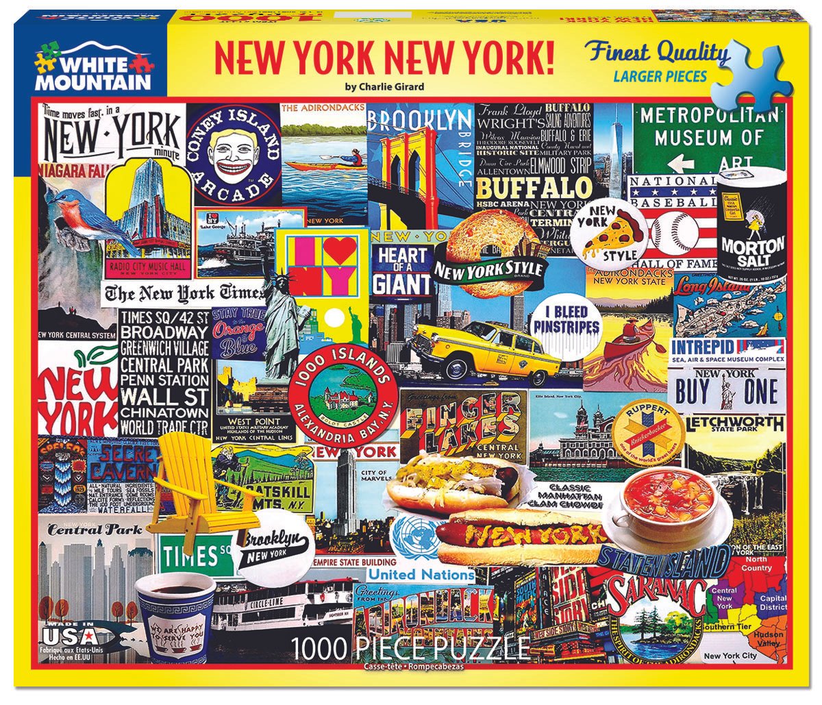 New York, New York 1000 Piece Puzzle