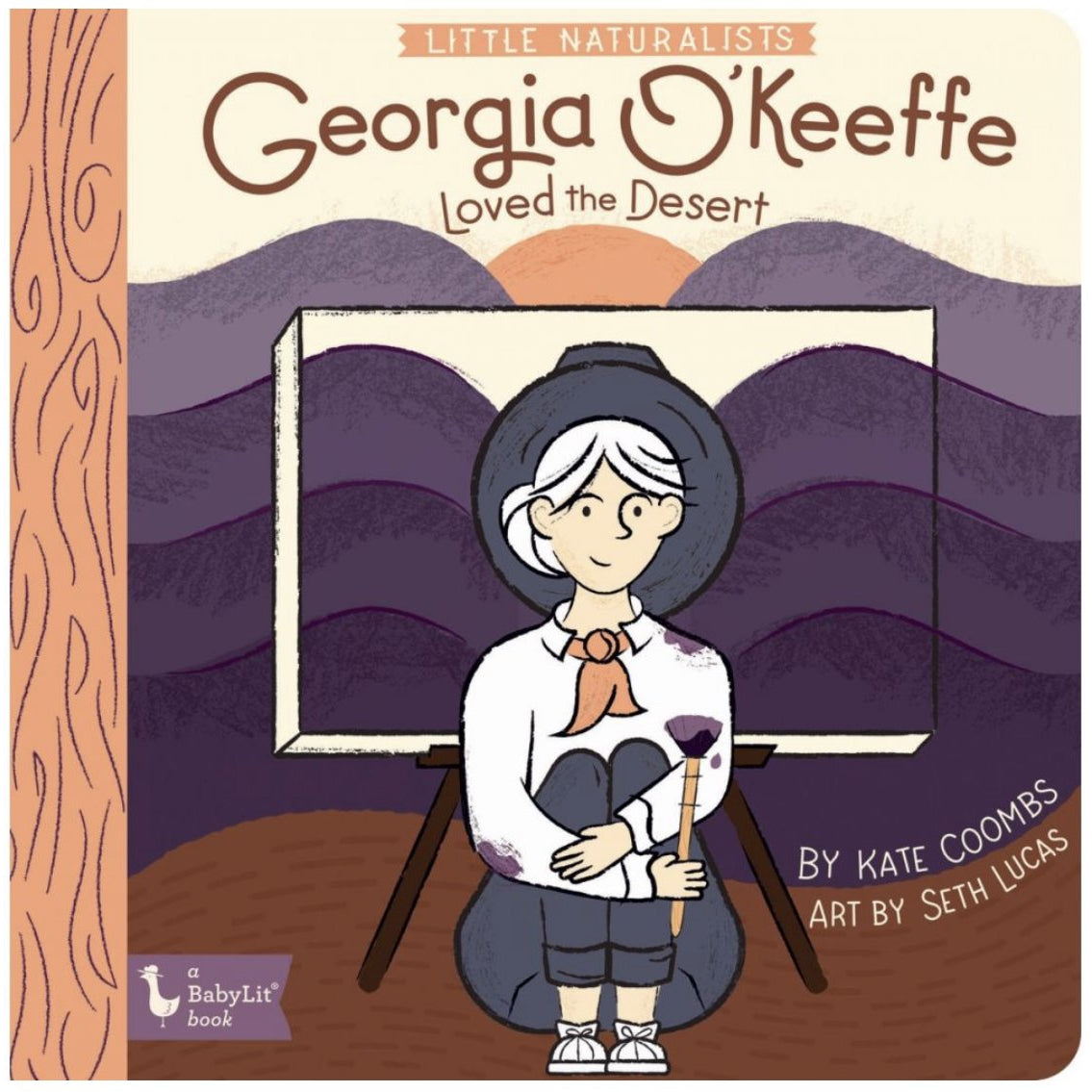 Georgia O&#39;Keefe Loved the Desert board book from Little Naturalists
