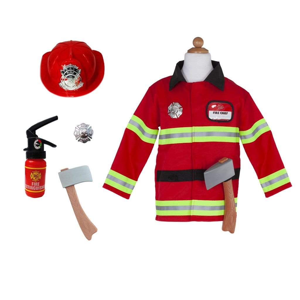 Firefighter Costume and Accessories Size 5-6