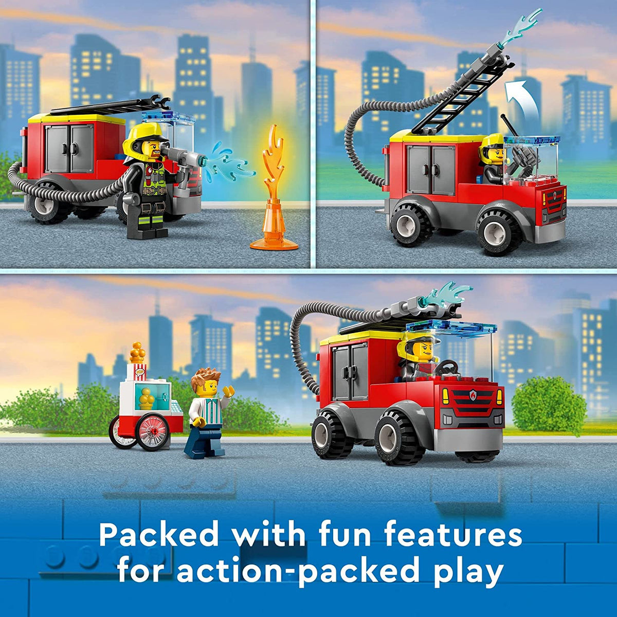 CITY 60375: Fire Station and Fire Truck