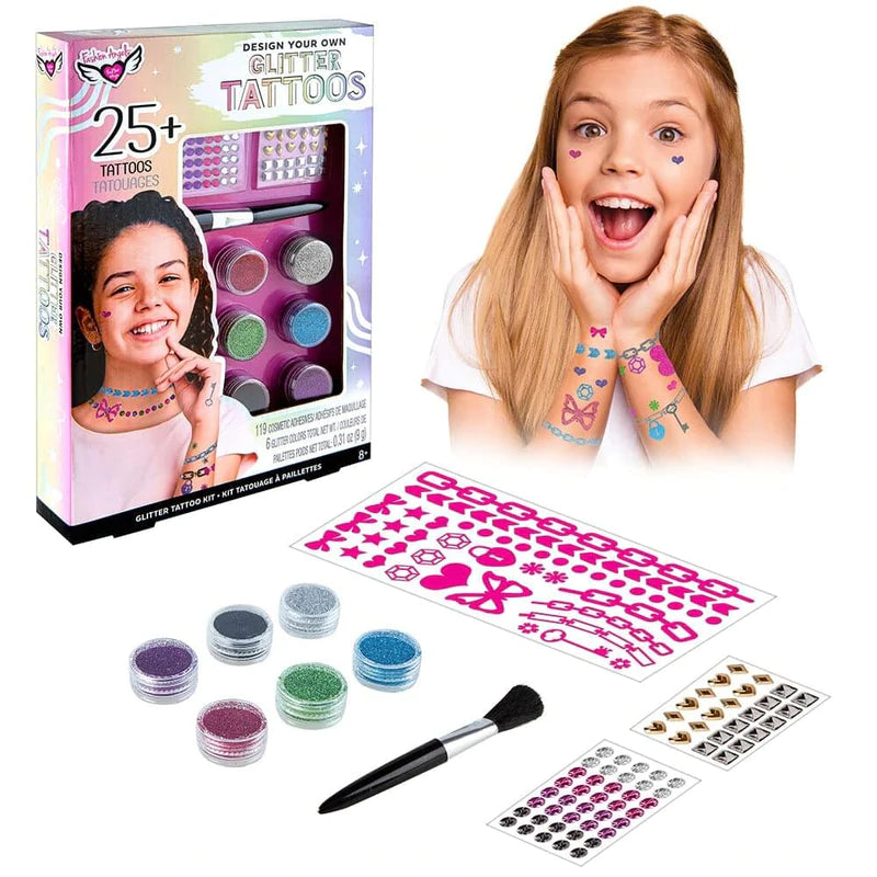 Design Your Own Glitter Tattoos