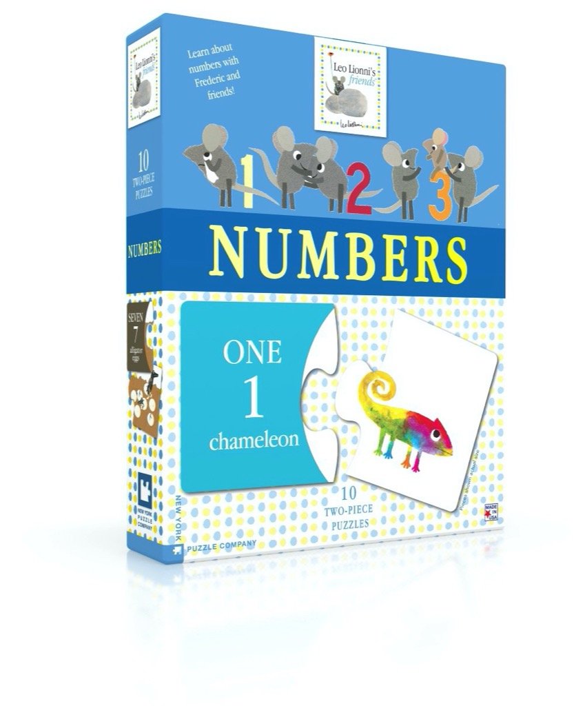 Numbers - 10 2 piece Puzzles