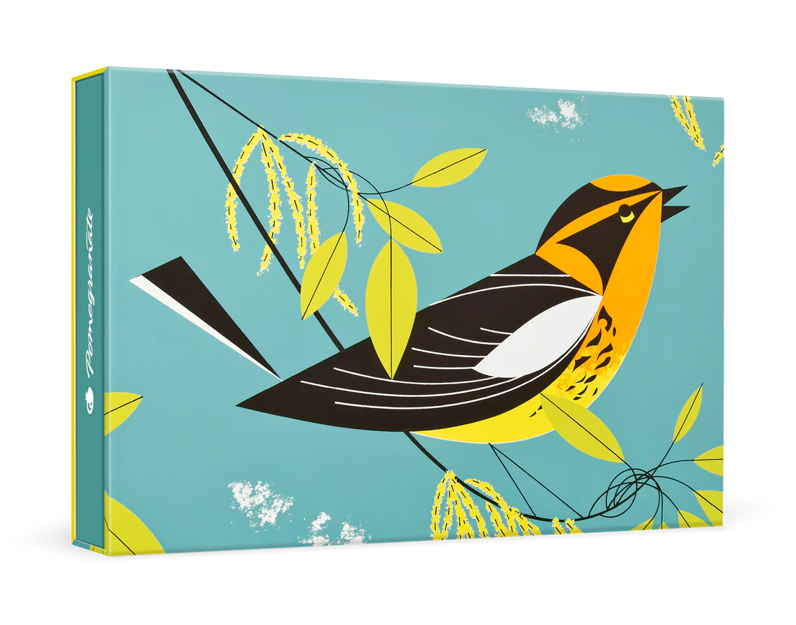 Charley Harper: Blackburnian Warbler Small Boxed Cards