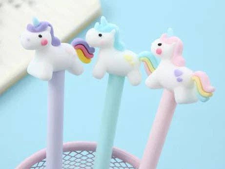 Unicorn Rainbow Tail Gel Pen (Box of 36)
