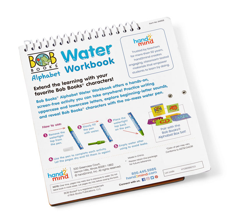 Bob Books: Water Workbook Alphabet