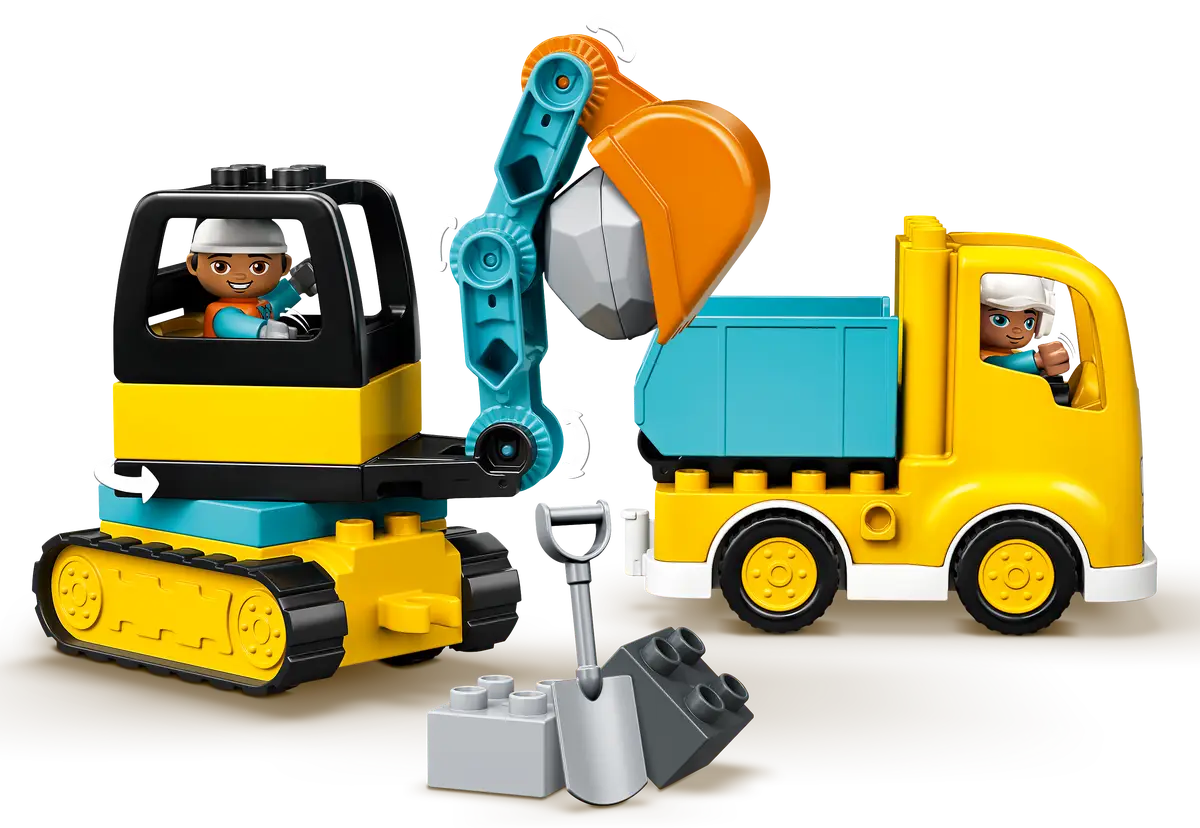 LEGO 10931 DUPLO TRUCK &amp; TRACKED EXCAVATOR