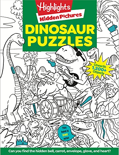 Highlights Best Hidden Pictures Dinosaur Puzzles