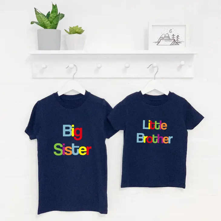 Big Brother or Sister and Little Sister or Brother Onesies &amp; T-Shirts