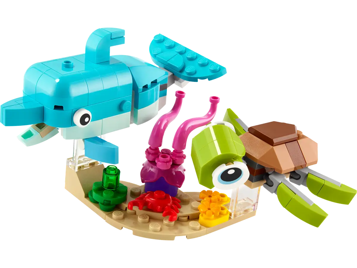 Lego 31128 Creator Dolphin and Turtle