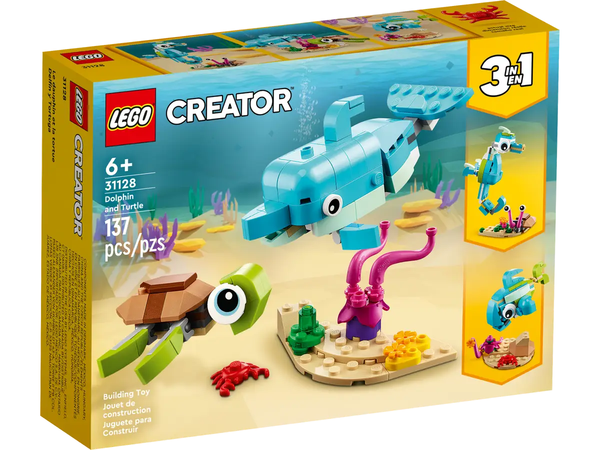 Lego 31128 Creator Dolphin and Turtle