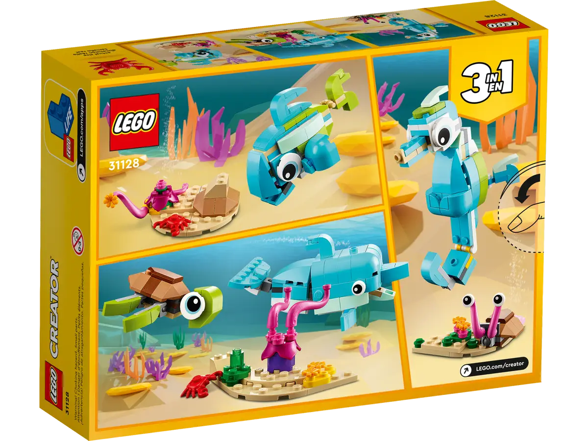 Lego 31128 Creator Dolphin and Turtle