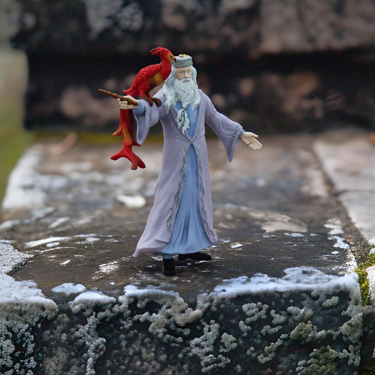 Dumbledore and Fawkes