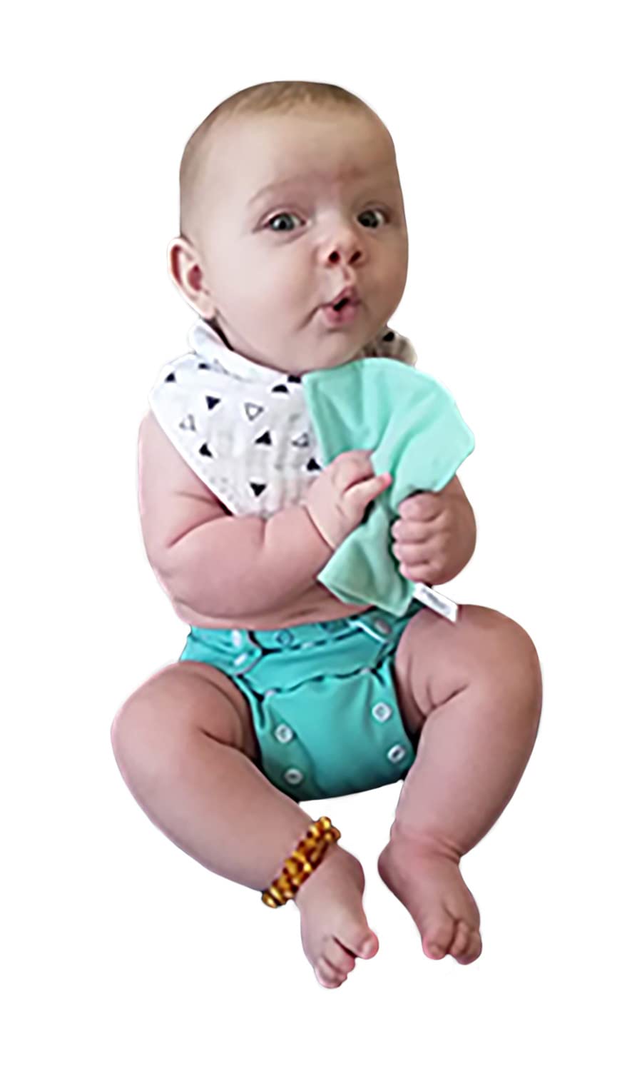 Baby Paper Turquoise Zig Zag