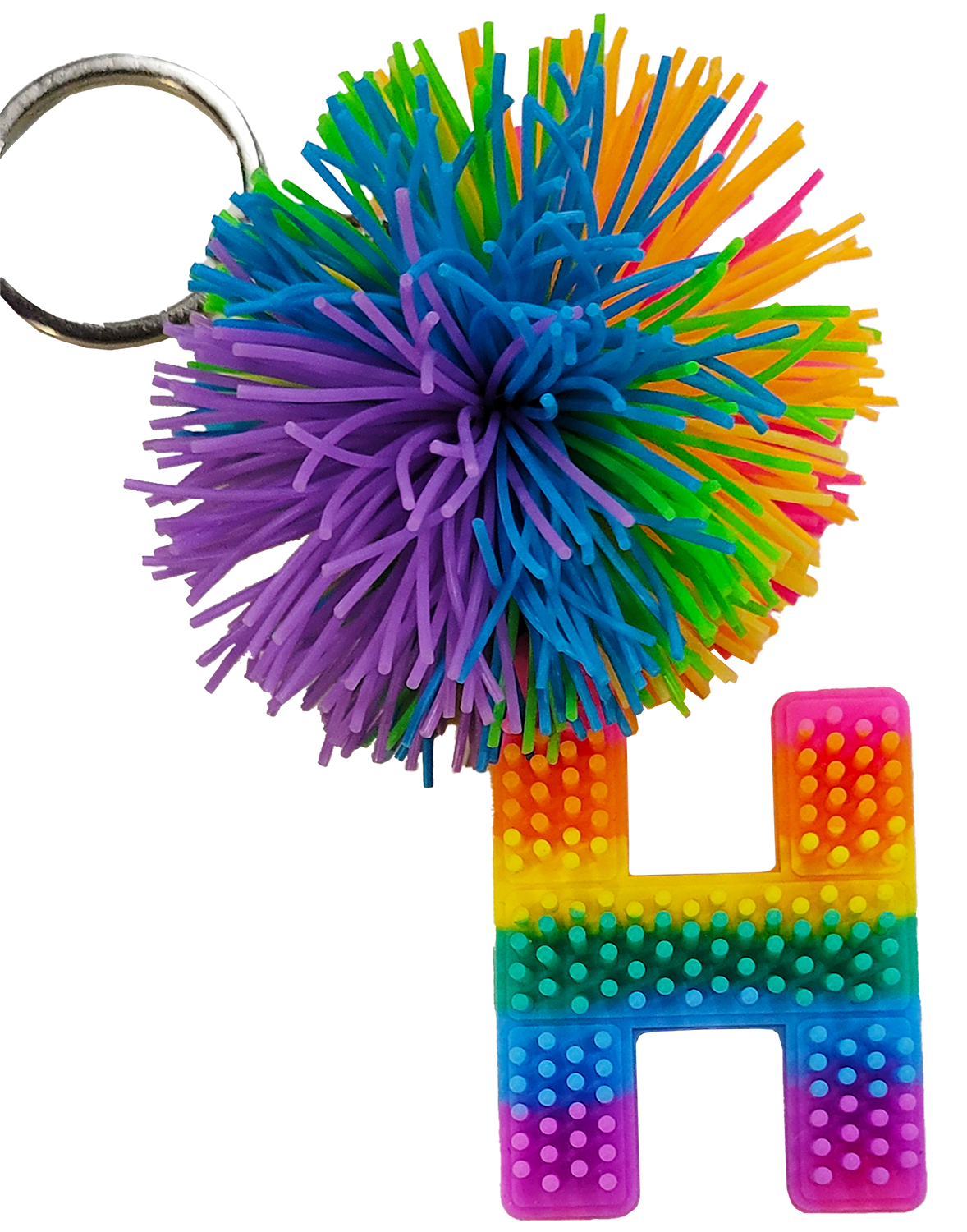 &quot;H&quot; Cushie Ball Alphabet Keyring