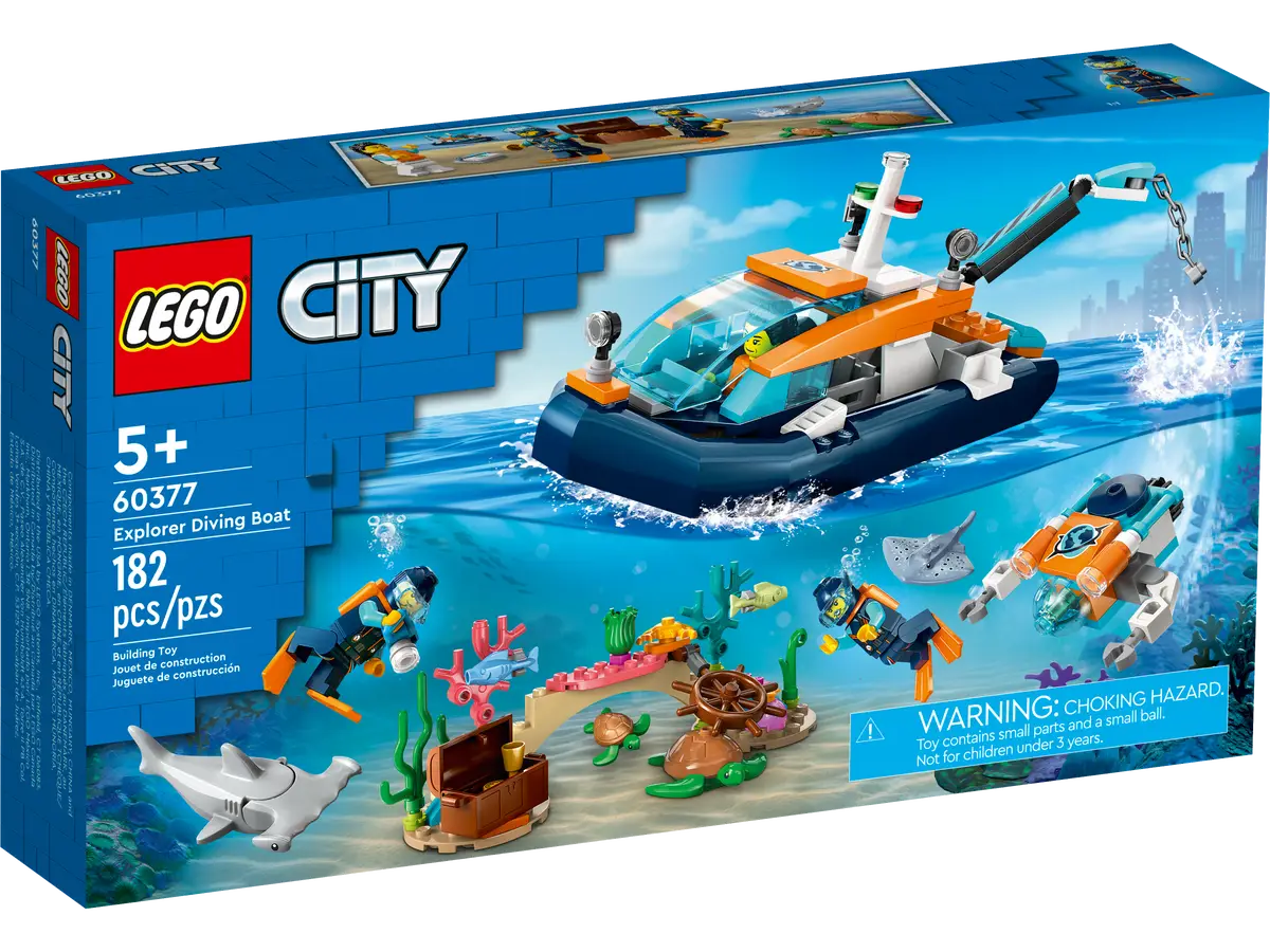 Lego 60377 Explorer Diving Boat