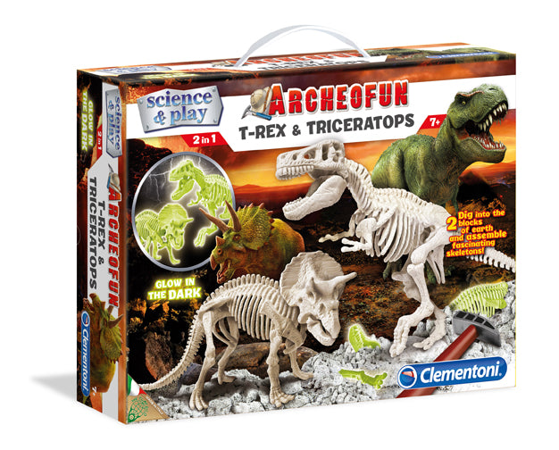 T-Rex &amp; Triceratops
