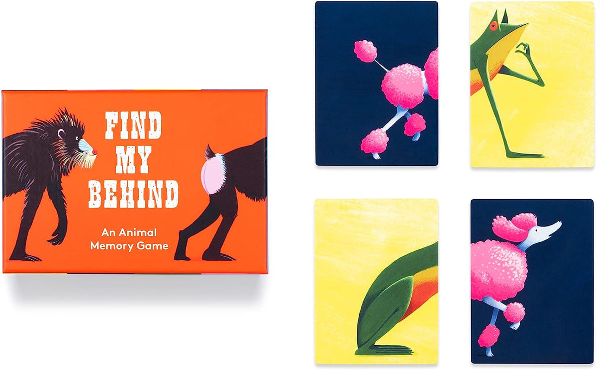 Find My Behind: animal memory game