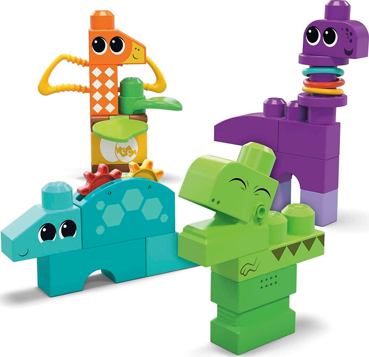 Mega Bloks - Squeak n Chomp Dinos (24 Pieces)