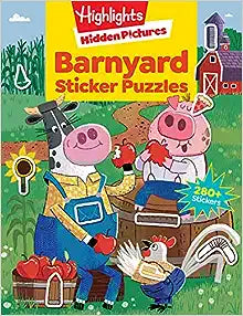 Highlights Barnyard Sticker Puzzle Book
