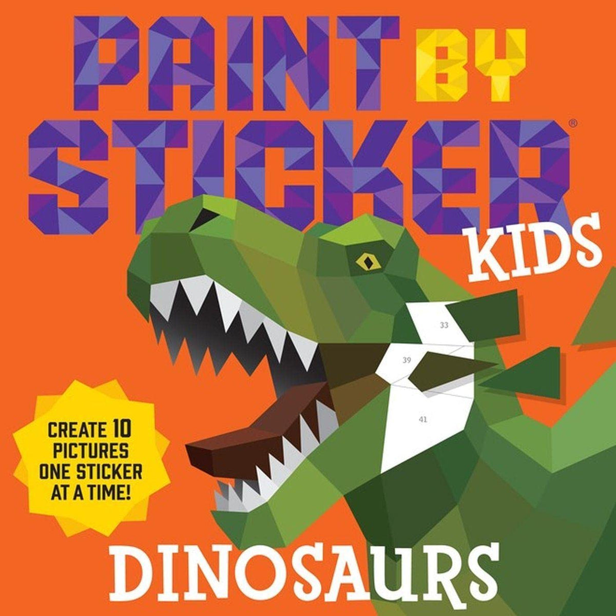 Paint By Sticker: Dinosaur