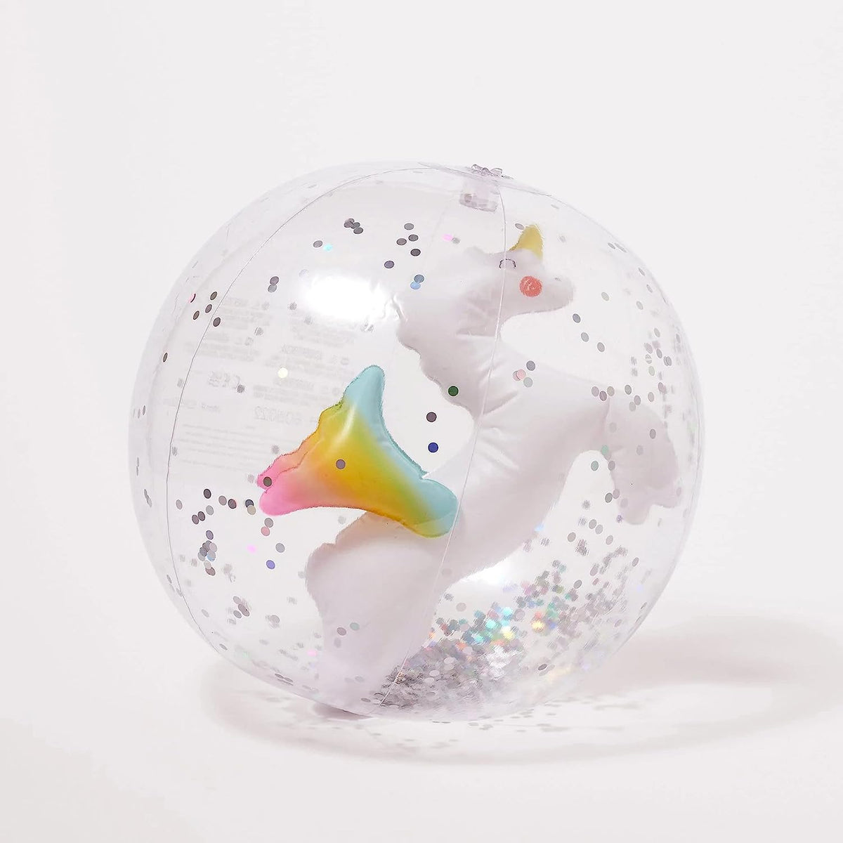 3D Beach Ball - Unicorn