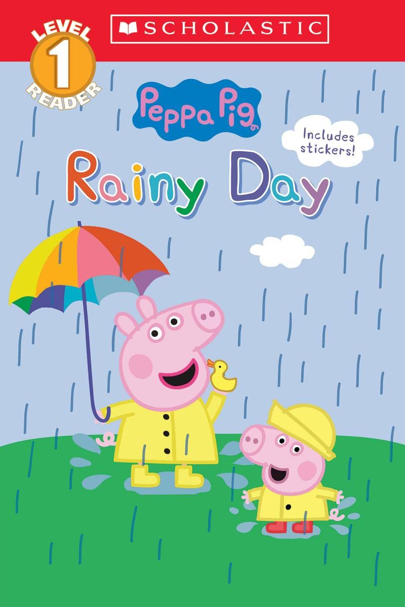 Peppa Pig: Rainy Day L1 Reader with Stickers