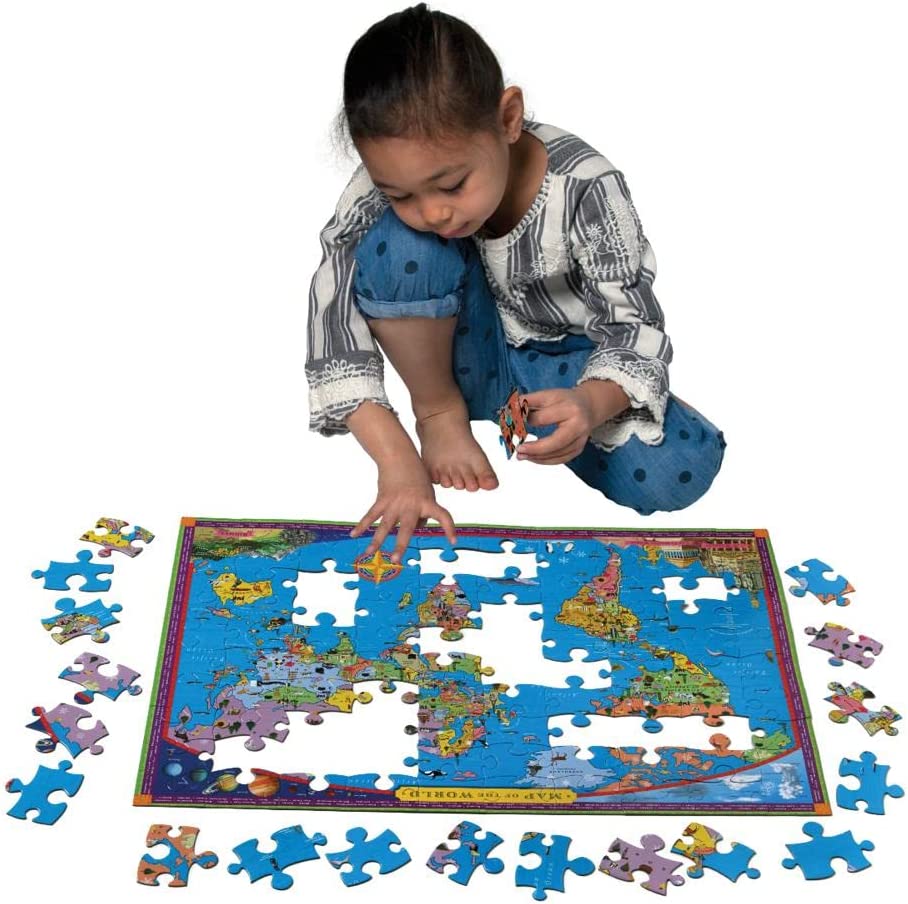 PUZ EEBOO 100 WORLD MAP