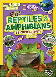 Nat Geo Kids Reptiles &amp; Amphibians Sticker Activity Book