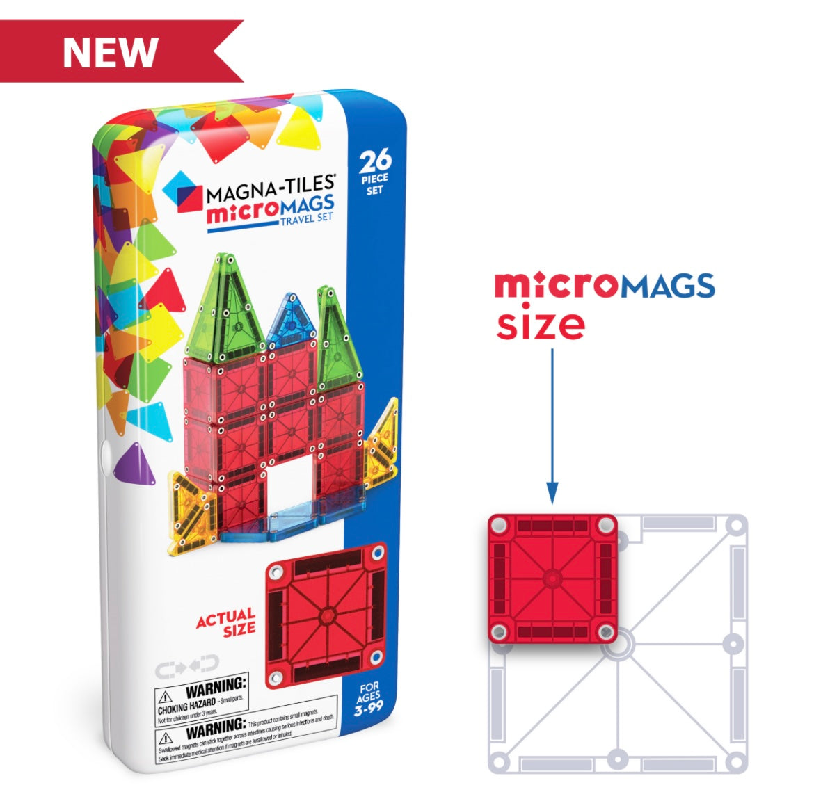 Magna-Tiles Micro Mags Travel Set