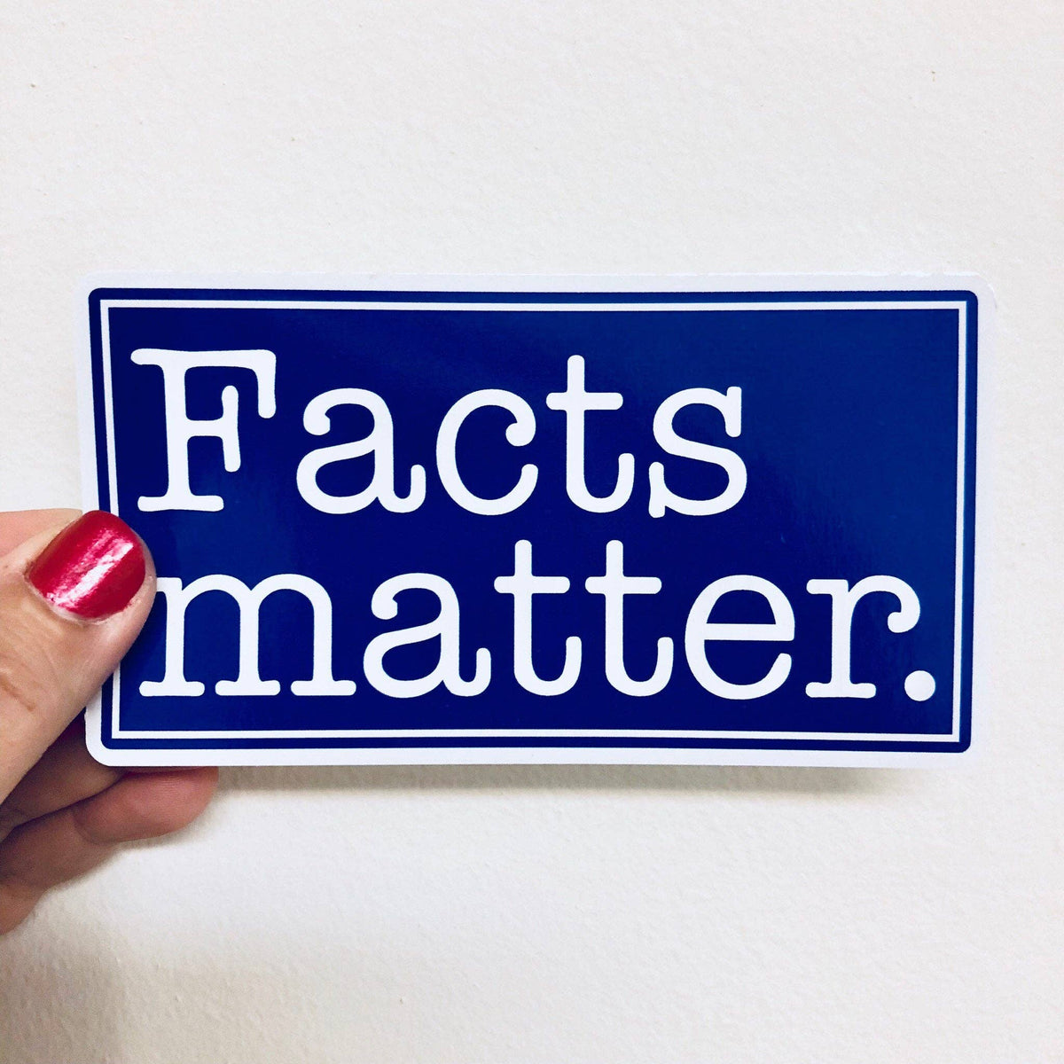 Facts Matter Vinyl Sticker