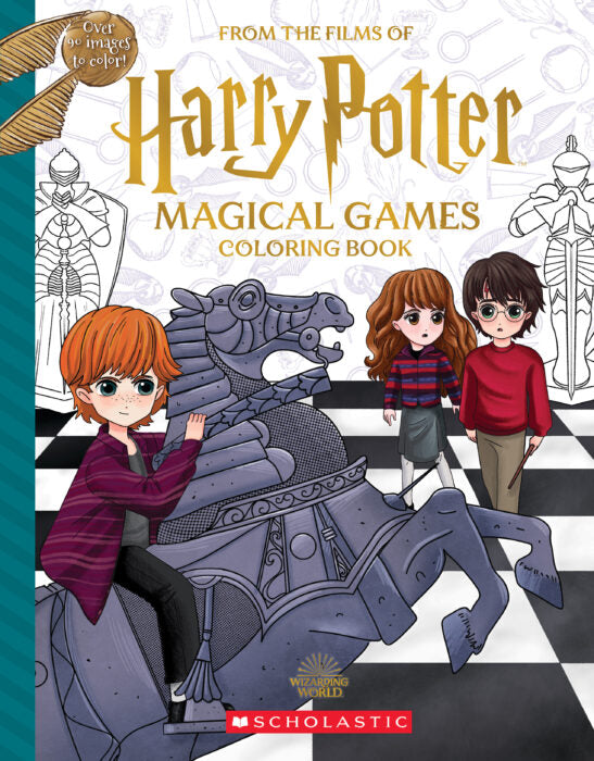 Harry Potter: Magical Games Coloring Book
