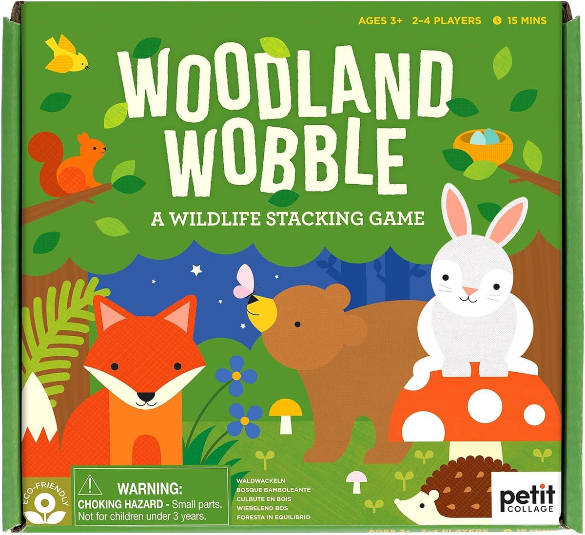 Woodland Wobble Stacking Game