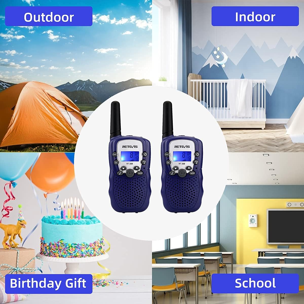 Walkie Talkie Dark Blue