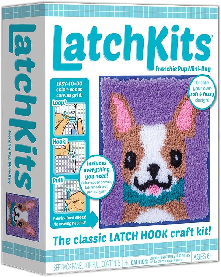 LatchKits Frenchie Pup Mini Rug
