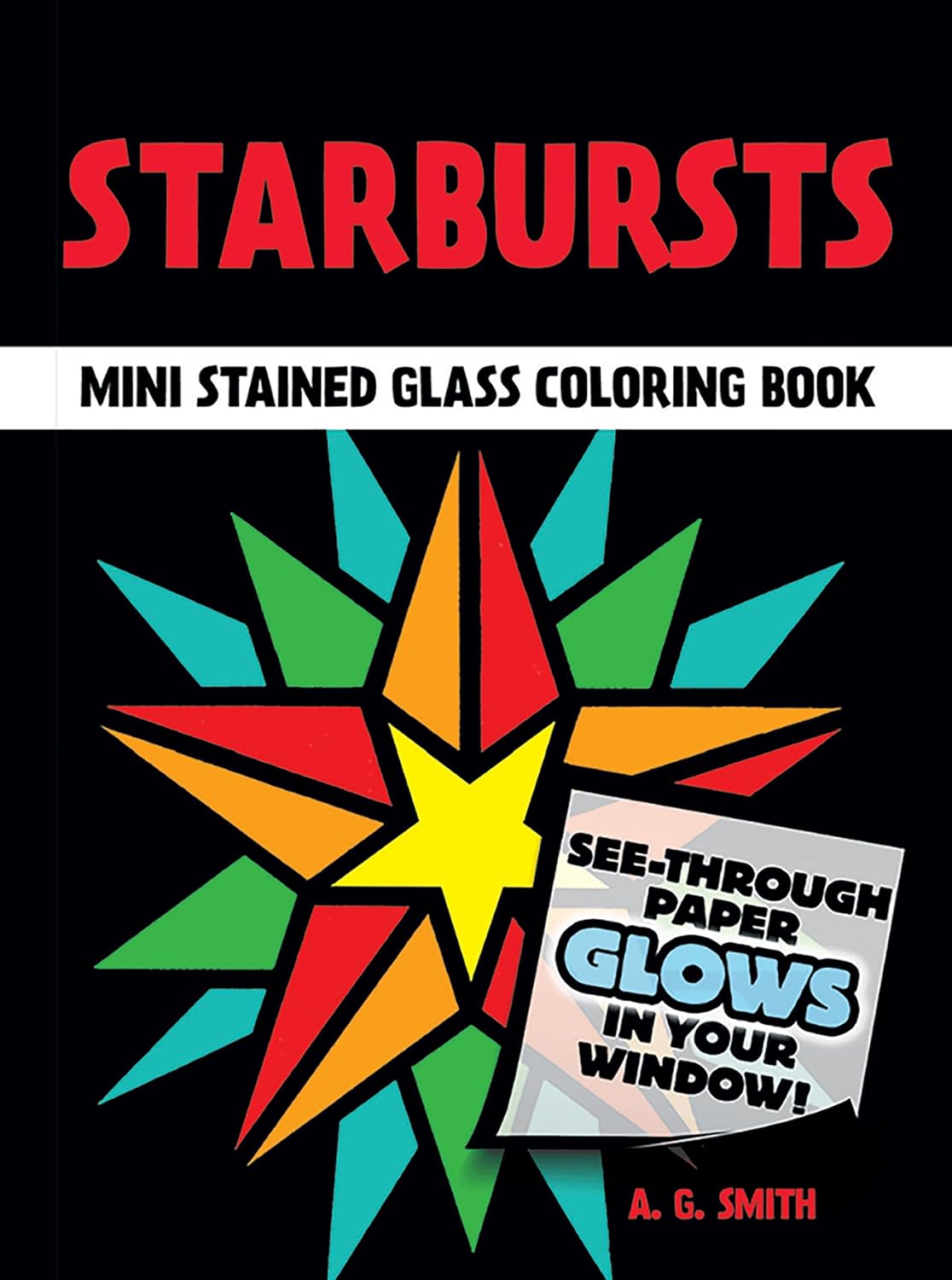 Starburst Stained Glass Coloring Book