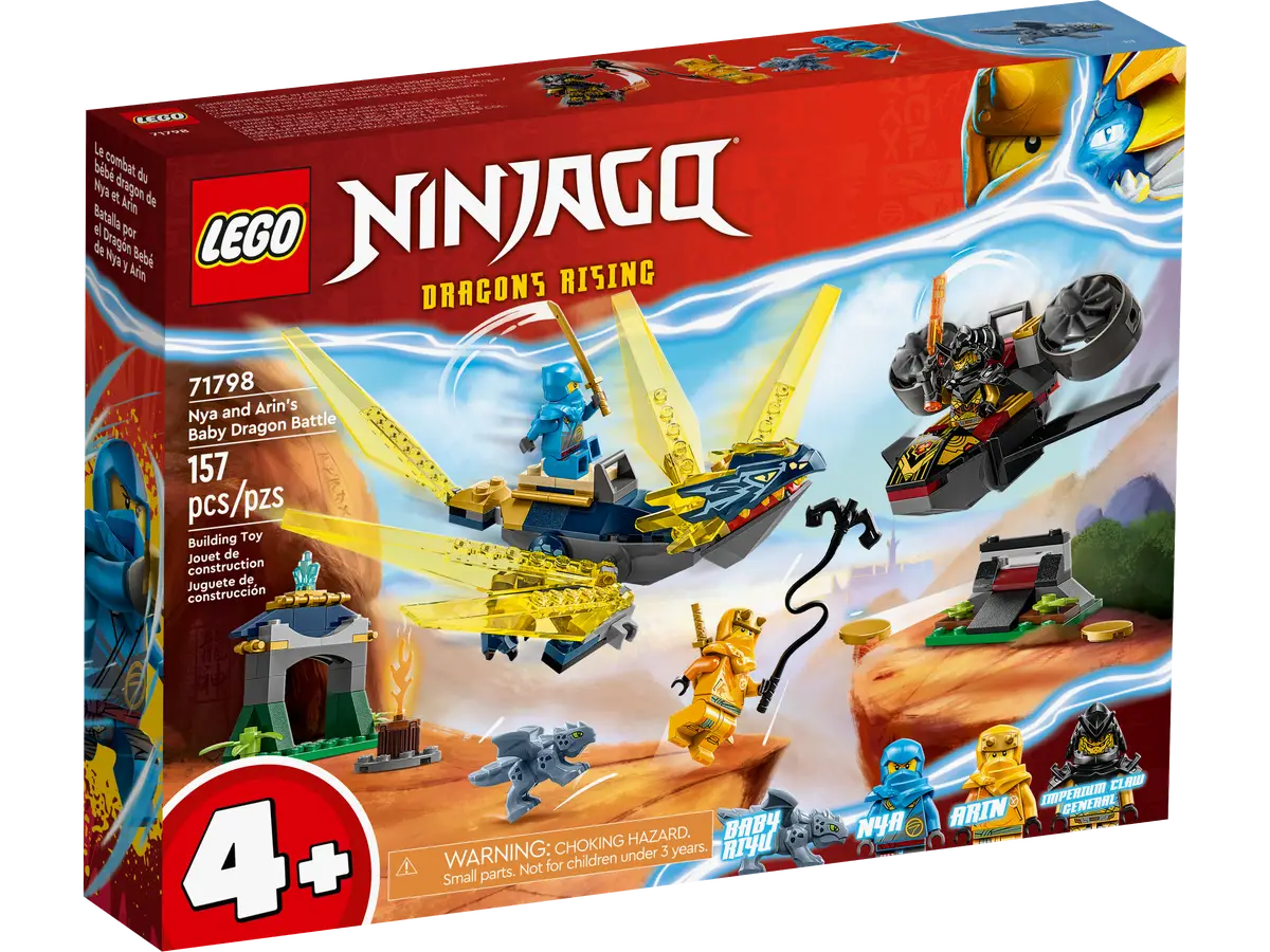 LEGO 71798 Ninjago Nya and Arin s Baby Dragon Battle West Side