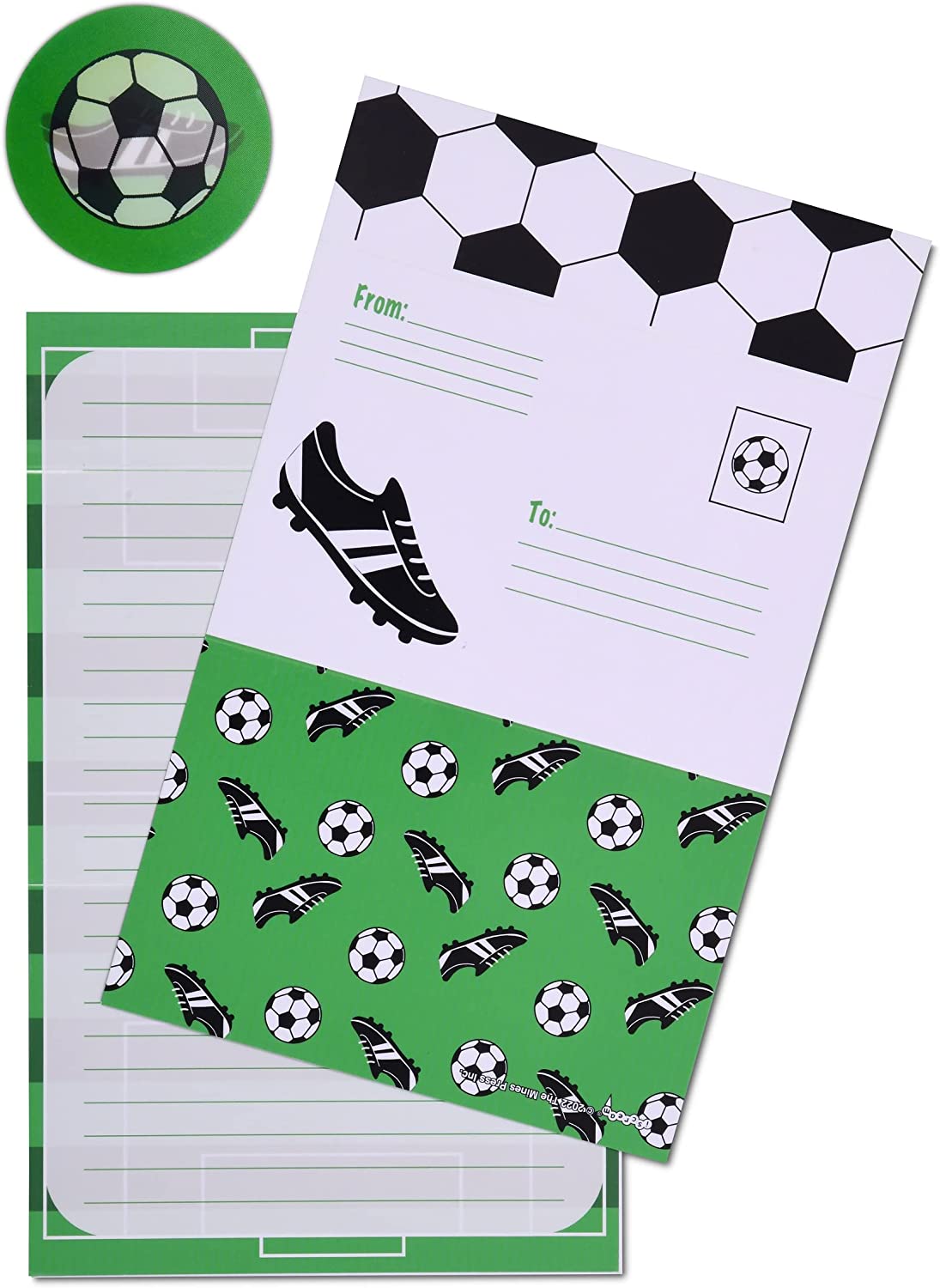 Fold over Cards - Soccer