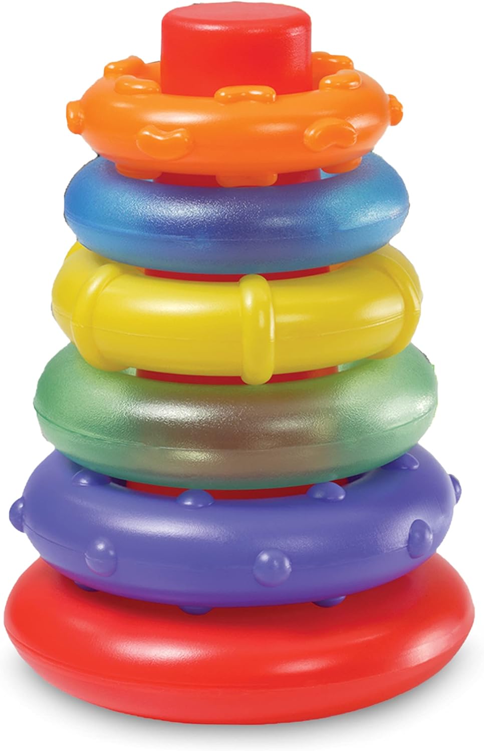 EZONEDEAL Toys Tall Teddy Stacking Toy With 7 Colorful Rings For Baby To  Grasp, Shake, And Stack Multicolored Teddy Stacking For Kids Age 6 Months  And Older | Coquitlam Centre