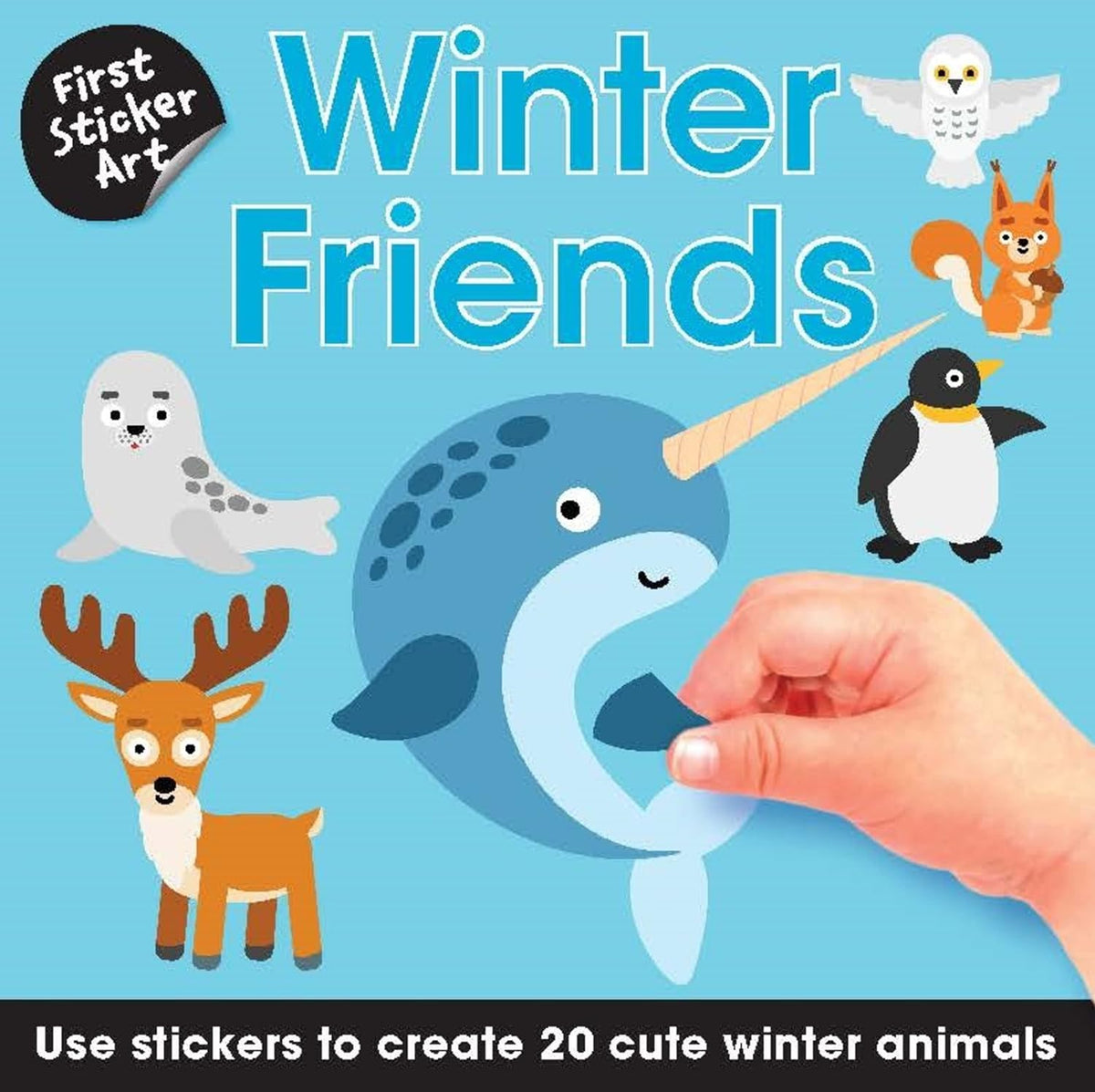 First Sticker Art: Winter Friends