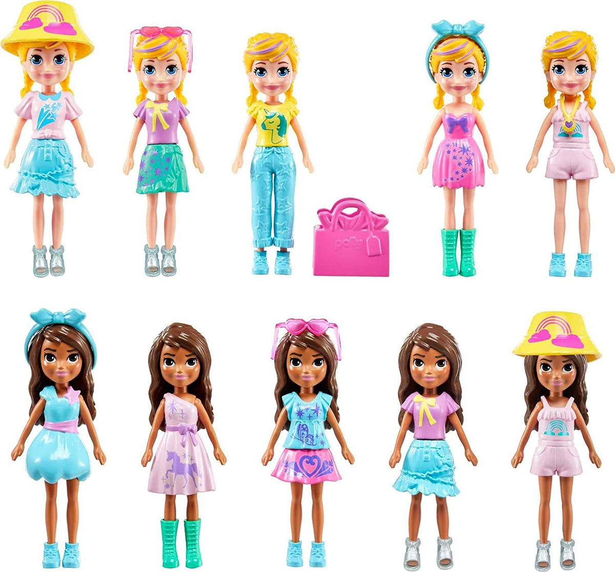 POLLY POCKET DOLL - 19 PIECES