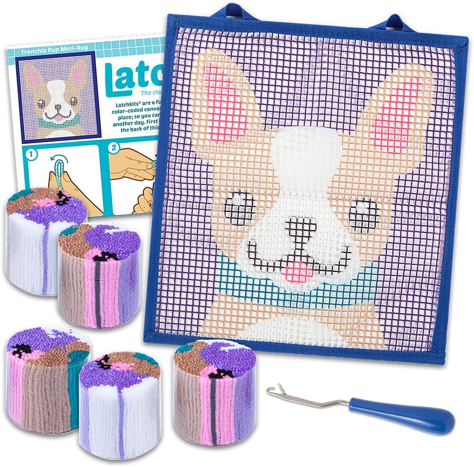 LatchKits Frenchie Pup Mini Rug