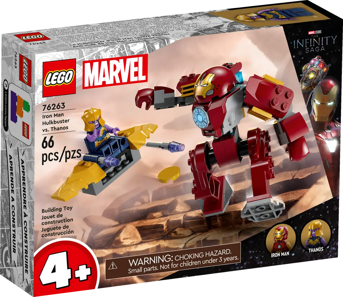 MARVEL 76263: Iron Man Hulkbuster vs. Thanos
