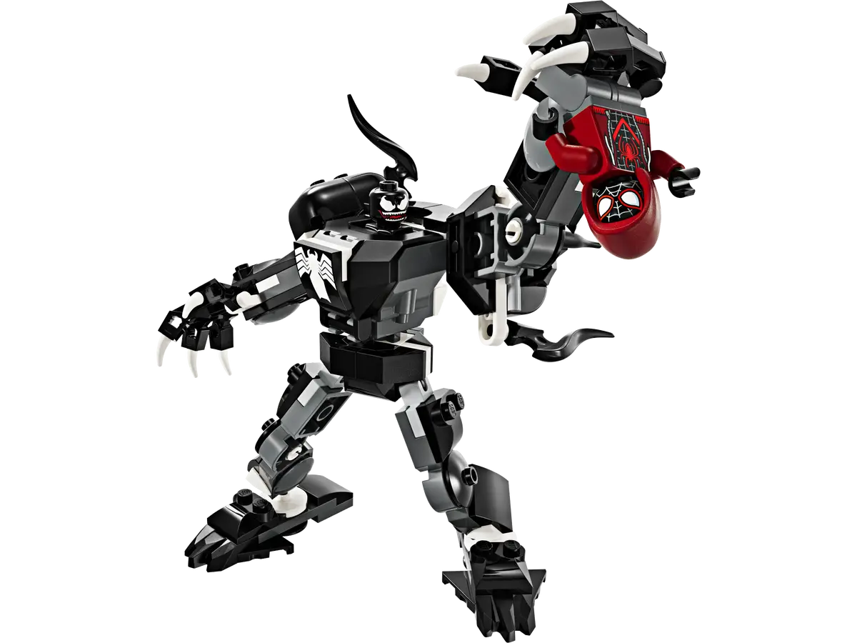 SPIDERMAN 76276: Venom Mech Armor vs. Miles Morales