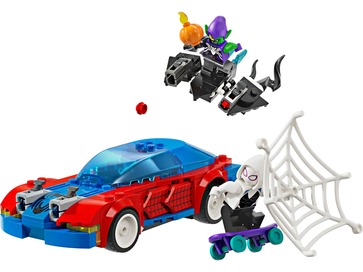 SPIDERMAN 76279: Spider-Man Race Car &amp; Venom Green Goblin