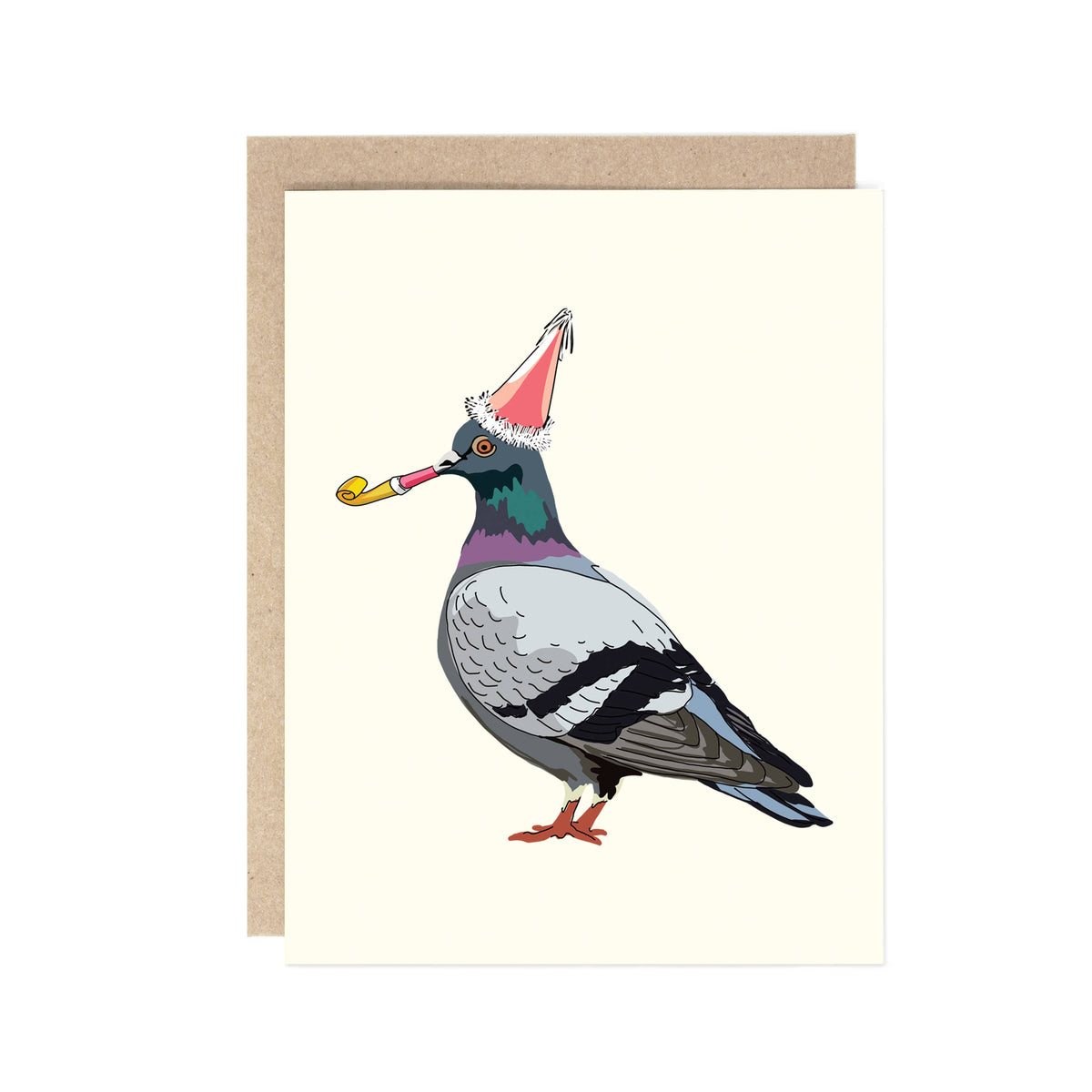 Birthday Party Pigeon Card