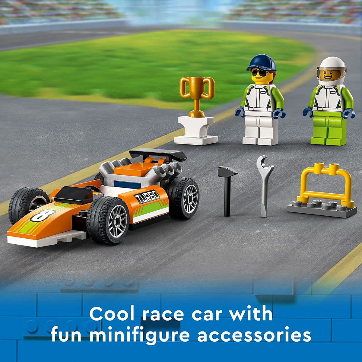 LEGO 60322 CITY RACE CAR